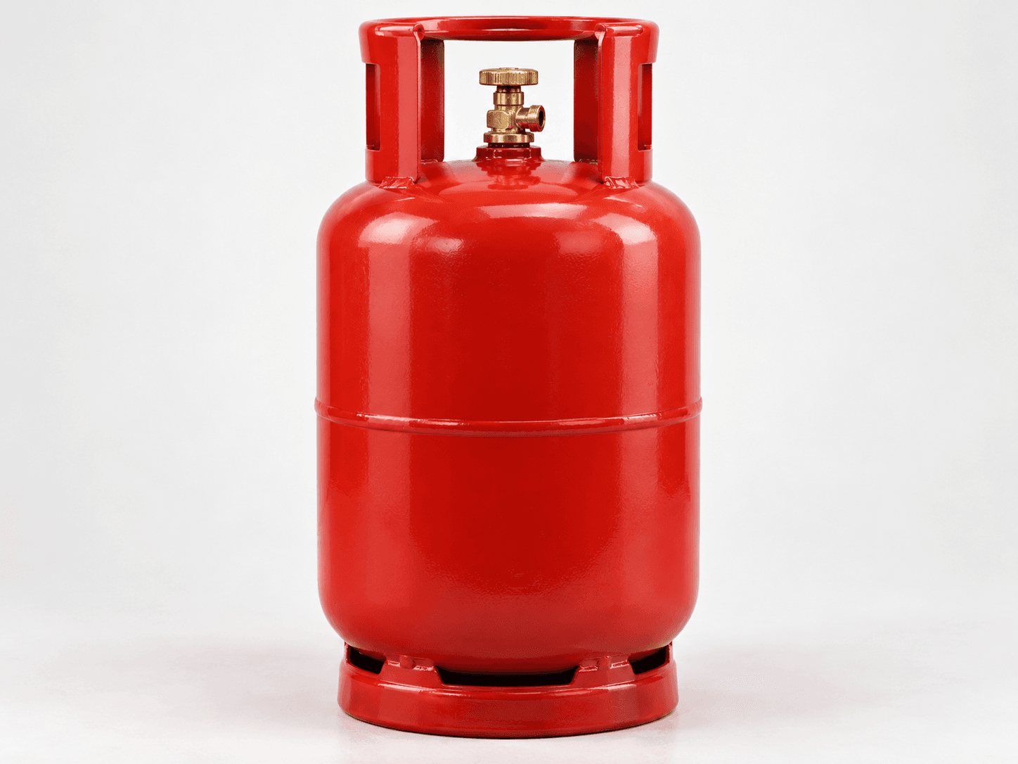 Red LPG cylinder in Pakistan — full body steel gas cylinder for home delivery