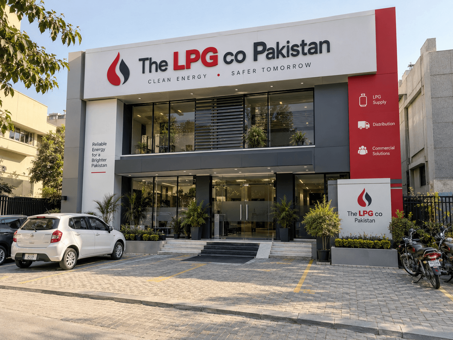 THE LPG CO. PAKISTAN office exterior — LPG company building Islamabad