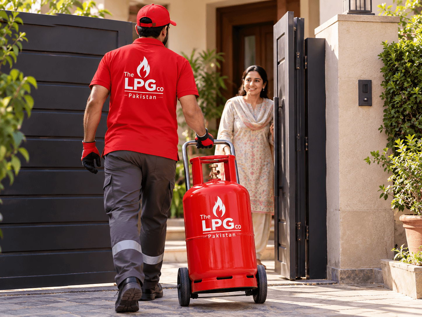 Order LPG online Pakistan — doorstep cylinder delivery to the customer